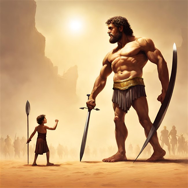 Airgil Daviss de Pixabay david and goliath 8674177-01